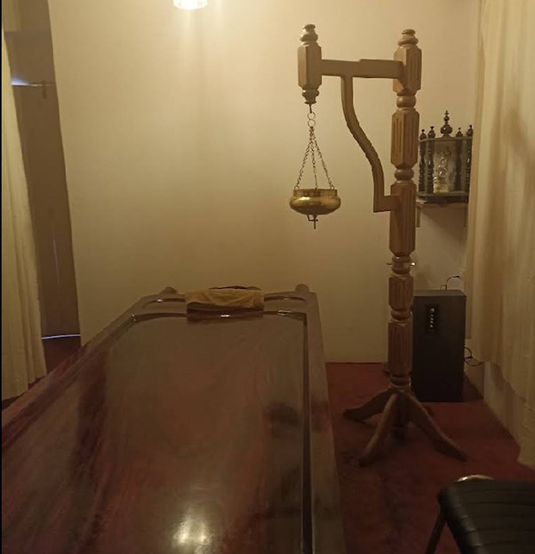 External therapy room at Ariyaan Siddha